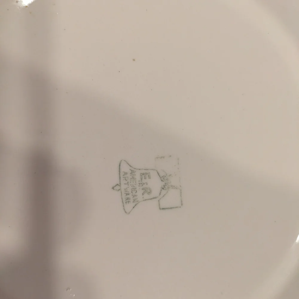 E & T Biny Floral Design Egg Plate 9